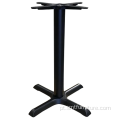 Base de mesa de metal preto